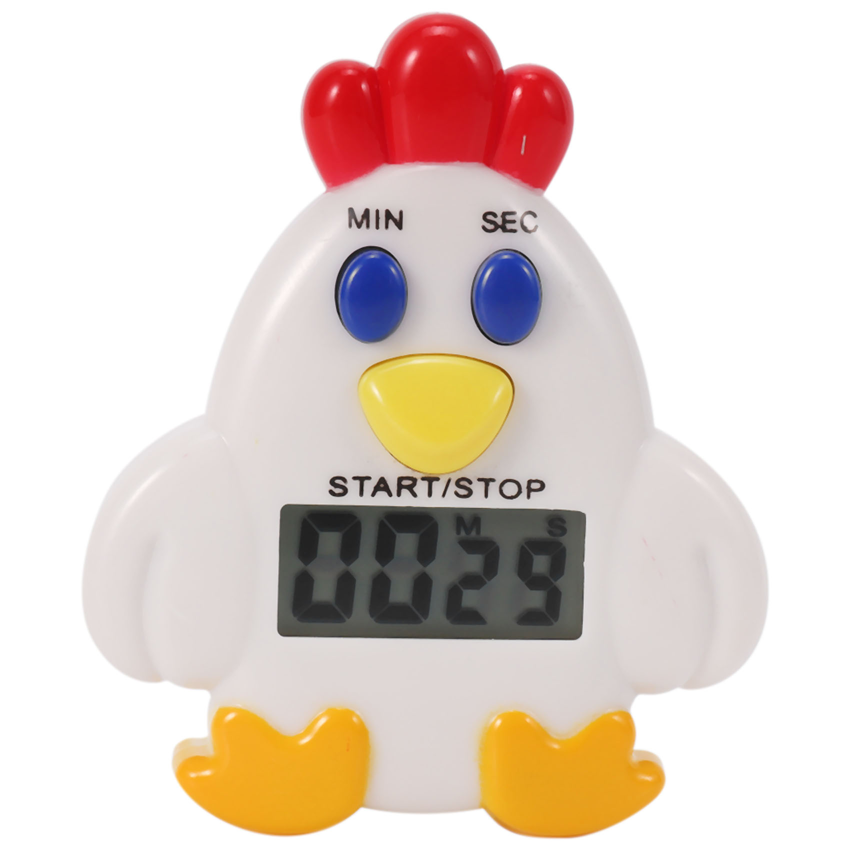 Kitchen Timer Digital - เครื่องมือจับเวลาแบบหนีบนับถอยหลังดิจิตอลหน้าจอ LCD 99นาที59วินาทีเครื่องมือจับเวลาไก่