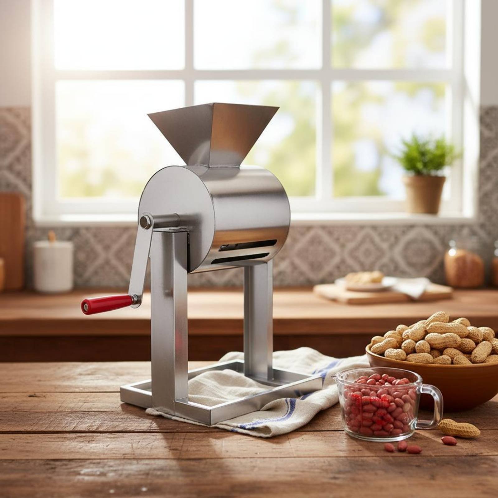 เครื่องกะเทาะเปลือกถั่วลิสงแบบ - Kitchen Gadgets New Products บทวิจารณ์และราคา