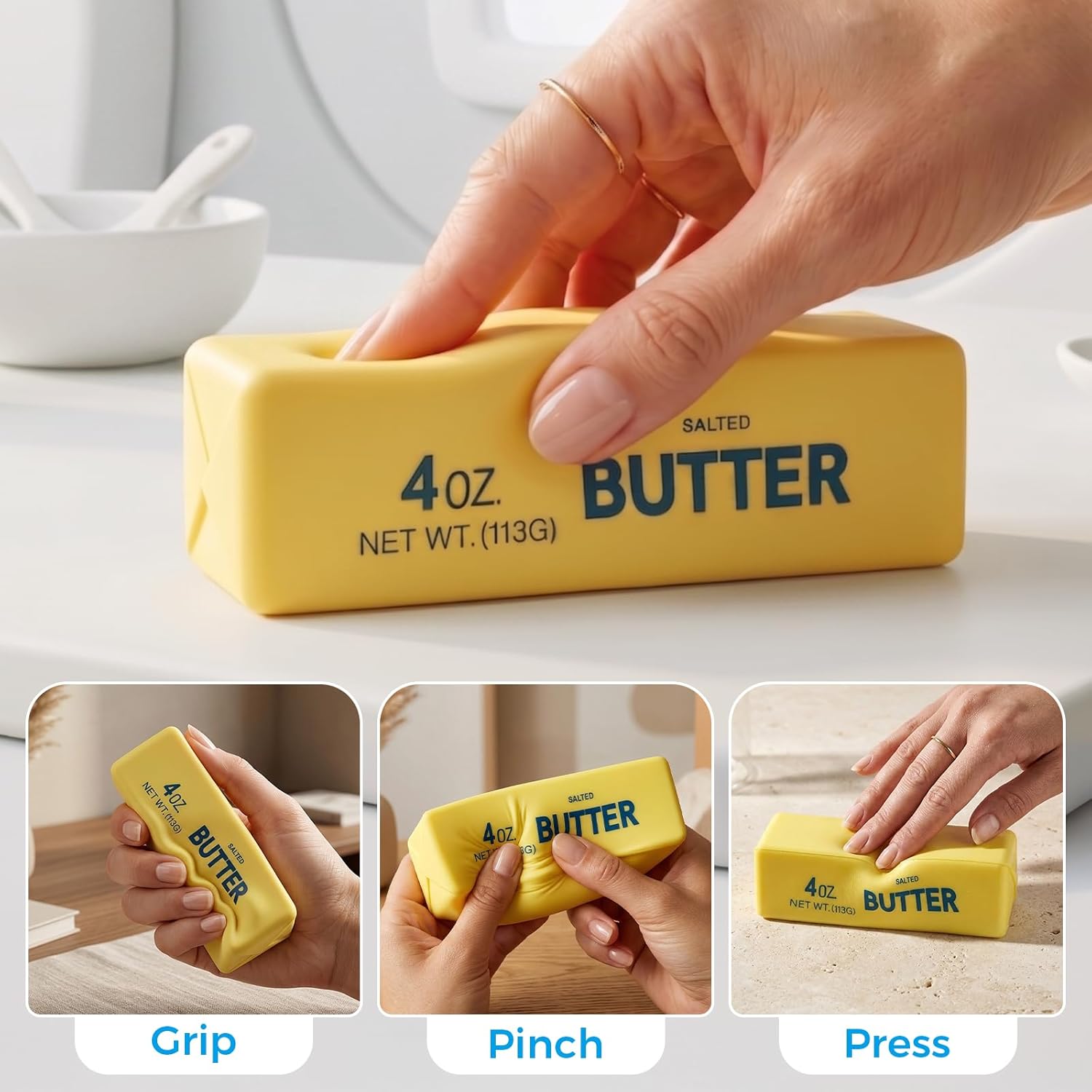 แท่งบัตเตอร์ซิลิโคนบีบเล่น ลดค - Kitchen Gadgets New Products บทวิจารณ์และราคา