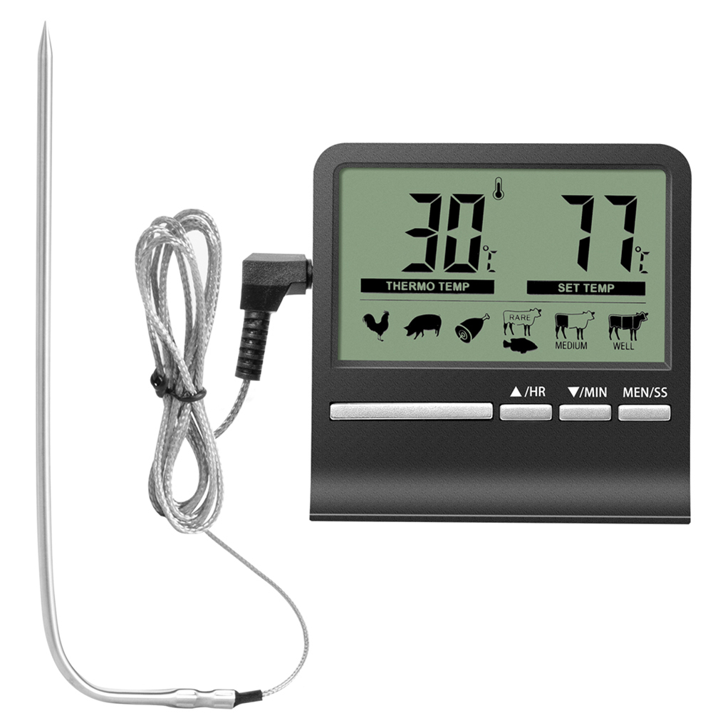 เทอร์โมมิเตอร์ดิจิตอลสำหรับครั - Kitchen Timer Digital บทวิจารณ์และราคา