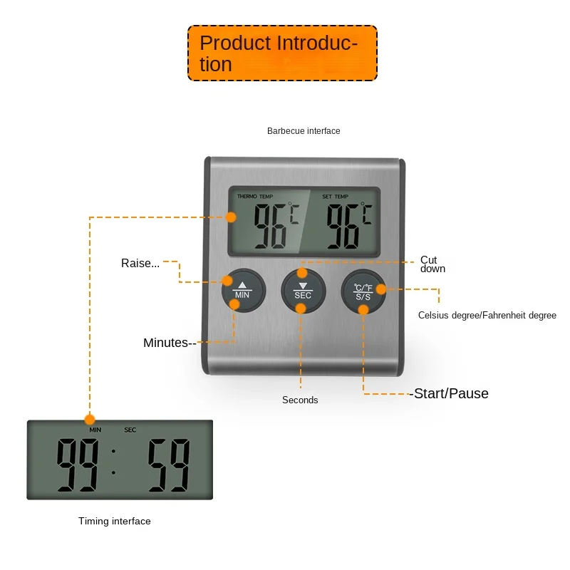 Tp700 รีโมทดิจิตอลไร้สายอาหารเ - Kitchen Timer Digital บทวิจารณ์และราคา