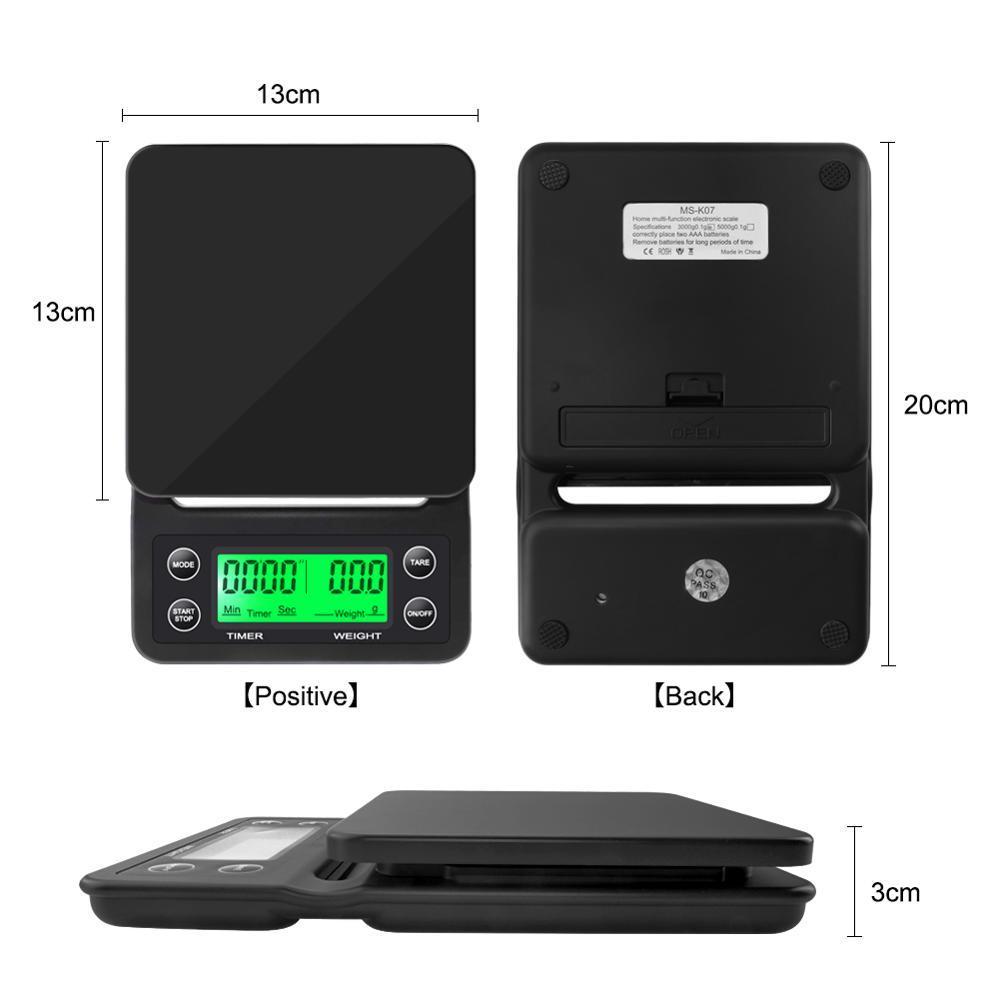 เครื่องชั่งกาแฟแบบหยด 3 กก./0. - Kitchen Timer Digital บทวิจารณ์และราคา