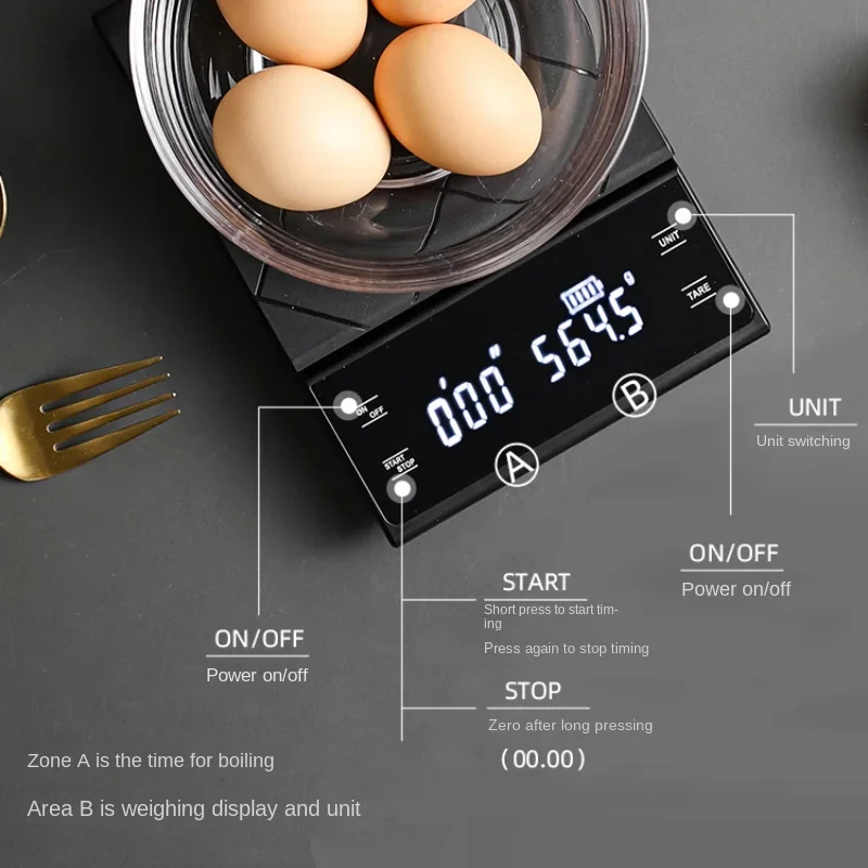 เครื่องชั่งกาแฟในครัวแบบชาร์จ  - Kitchen Timer Digital บทวิจารณ์และราคา