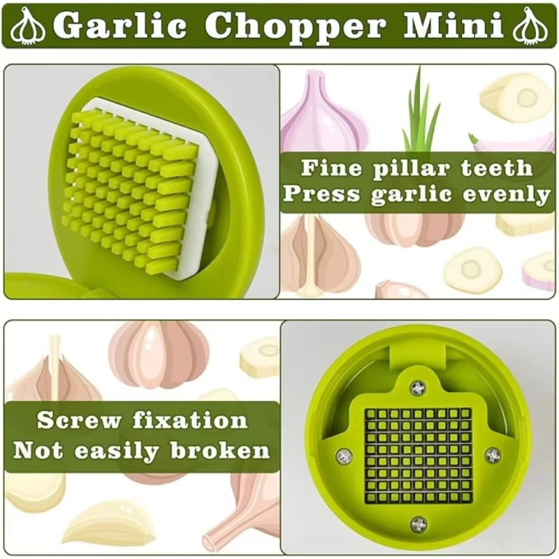 เครื่องบดกระเทียมแบบมือหมุน พร - Kitchen Gadgets Garlic บทวิจารณ์และราคา