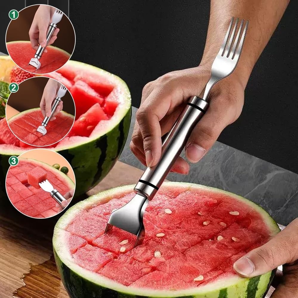 ที่ตัดผลไม้สแตนเลส 2-in-1 พร้อ - Kitchen Gadgets Home Party บทวิจารณ์และราคา