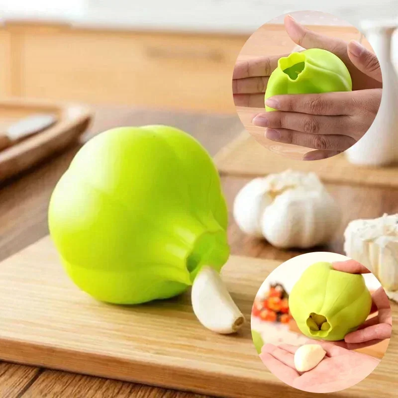 ที่ปอกกระเทียมทำจากซิลิโคนขจัด - Kitchen Gadgets Garlic บทวิจารณ์และราคา