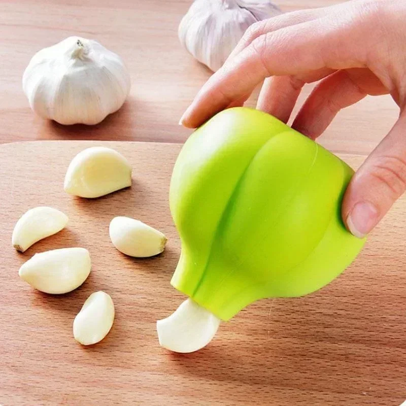 ที่ปอกกระเทียมทำจากซิลิโคนขจัด - Kitchen Gadgets Garlic บทวิจารณ์และราคา