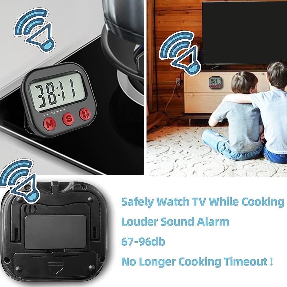 นาฬิกาจับเวลาแบบแม่เหล็กดิจิตอ - Kitchen Timer Digital บทวิจารณ์และราคา